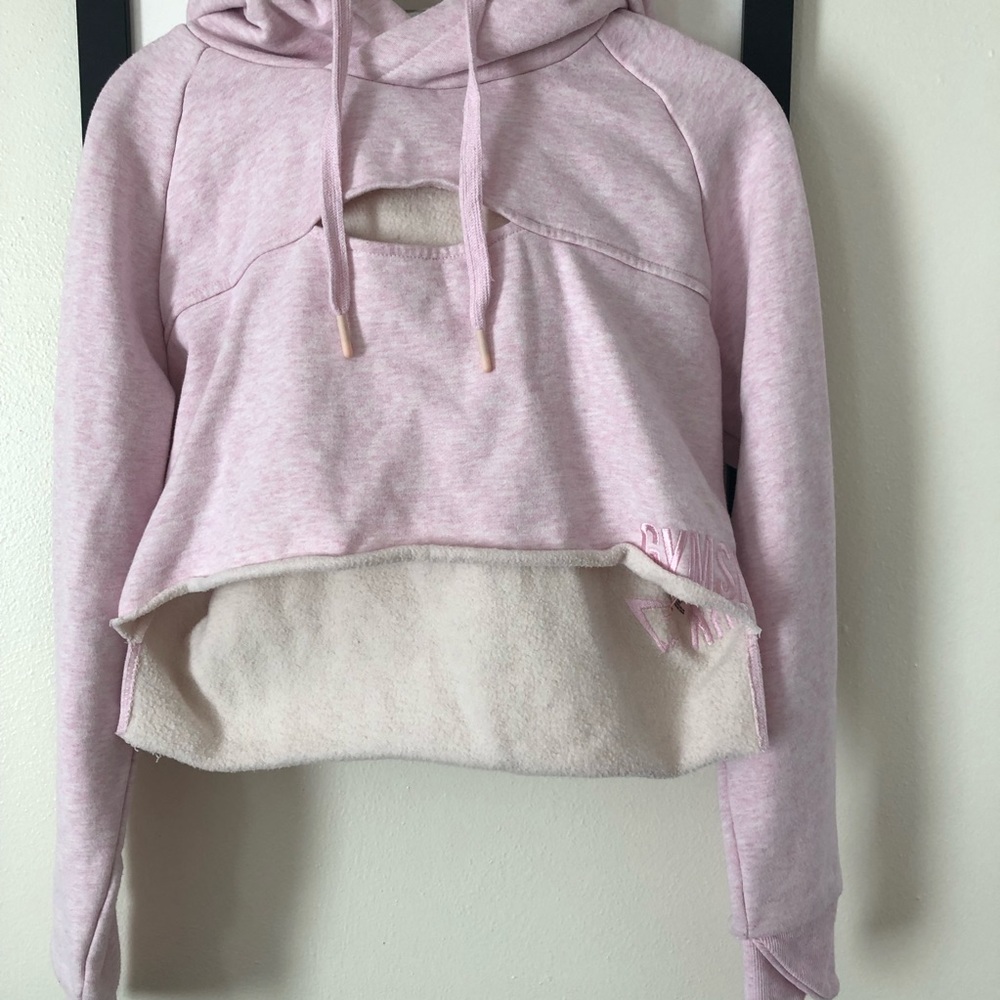 Gymshark Raw Edge Cropped Hoodie L